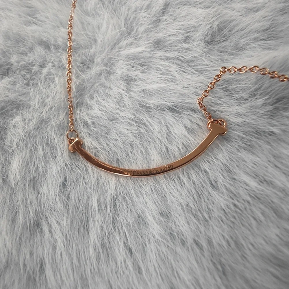 Tiffany & Co. Smile Rose Gold Necklace - Picture 2 of 4